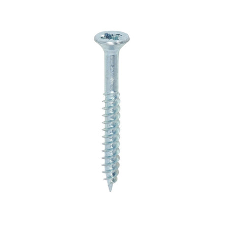 200 x TIMCO Twin-Threaded Countersunk Silver Woodscrews - 6 x 1 1/4