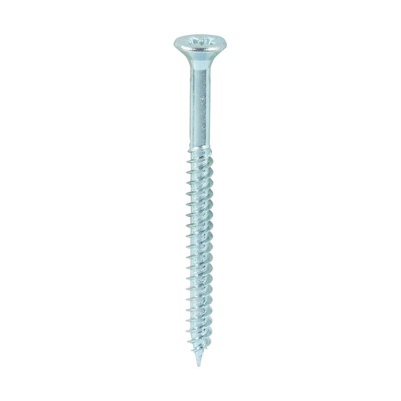 200 x TIMCO Twin-Threaded Countersunk Silver Woodscrews - 6 x 1 3/4