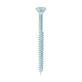 200 x TIMCO Twin-Threaded Countersunk Silver Woodscrews - 6 x 1 3/4