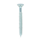 200 x TIMCO Twin-Threaded Countersunk Silver Woodscrews - 7 x 1 1/2