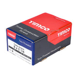 200 x TIMCO Twin-Threaded Countersunk Silver Woodscrews - 8 x 2 1/4