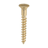 200 x TIMCO Solid Brass Countersunk Woodscrews - 10 x 1 1/2