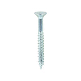 200 x TIMCO Twin-Threaded Countersunk Silver Woodscrews - 10 x 1 3/4