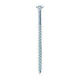 100 x TIMCO Twin-Threaded Countersunk Silver Woodscrews - 10 x 3 1/2