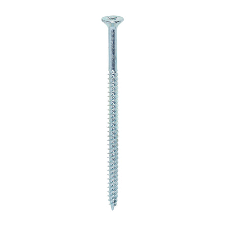 100 x TIMCO Twin-Threaded Countersunk Silver Woodscrews - 10 x 3 1/2