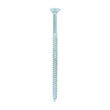 100 x TIMCO Twin-Threaded Countersunk Silver Woodscrews - 10 x 3 1/2