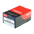 100 x TIMCO Twin-Threaded Countersunk Silver Woodscrews - 10 x 3 1/2