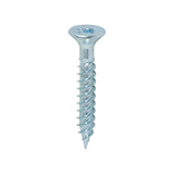 200 x TIMCO Twin-Threaded Countersunk Silver Woodscrews - 12 x 1 1/2