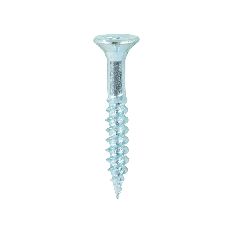 200 x TIMCO Twin-Threaded Countersunk Silver Woodscrews - 12 x 1 1/2