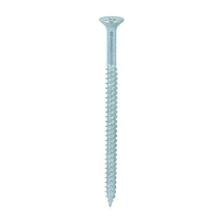 100 x TIMCO Twin-Threaded Countersunk Silver Woodscrews - 12 x 3 1/2