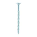 100 x TIMCO Twin-Threaded Countersunk Silver Woodscrews - 12 x 3 1/2