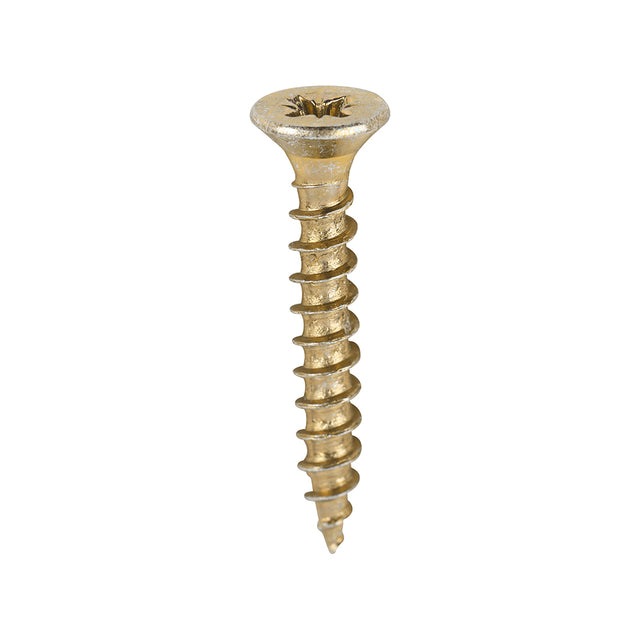 200 x TIMCO Classic Multi-Purpose Countersunk Gold Woodscrews - 3.0 x 20