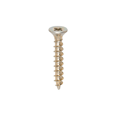 200 x TIMCO Solo Countersunk Gold Woodscrews - 3.0 x 20