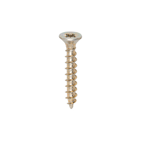 200 x TIMCO Solo Countersunk Gold Woodscrews - 3.0 x 20