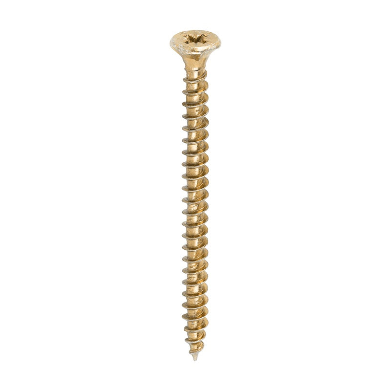 200 x TIMCO Velocity Premium Multi-Use Countersunk Gold Woodscrews - 3.0 x 40