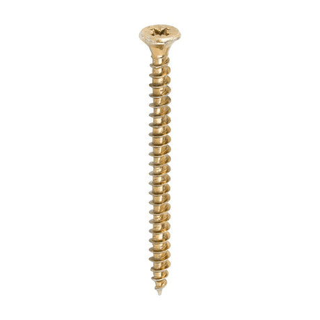 200 x TIMCO Velocity Premium Multi-Use Countersunk Gold Woodscrews - 3.0 x 40