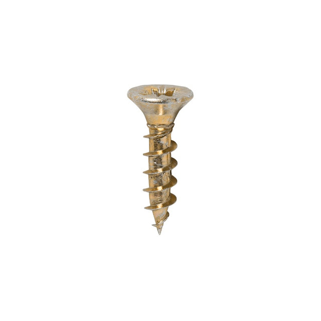 200 x TIMCO Solo Countersunk Gold Woodscrews - 3.5 x 15