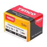 200 x TIMCO Solo Countersunk Gold Woodscrews - 3.5 x 15