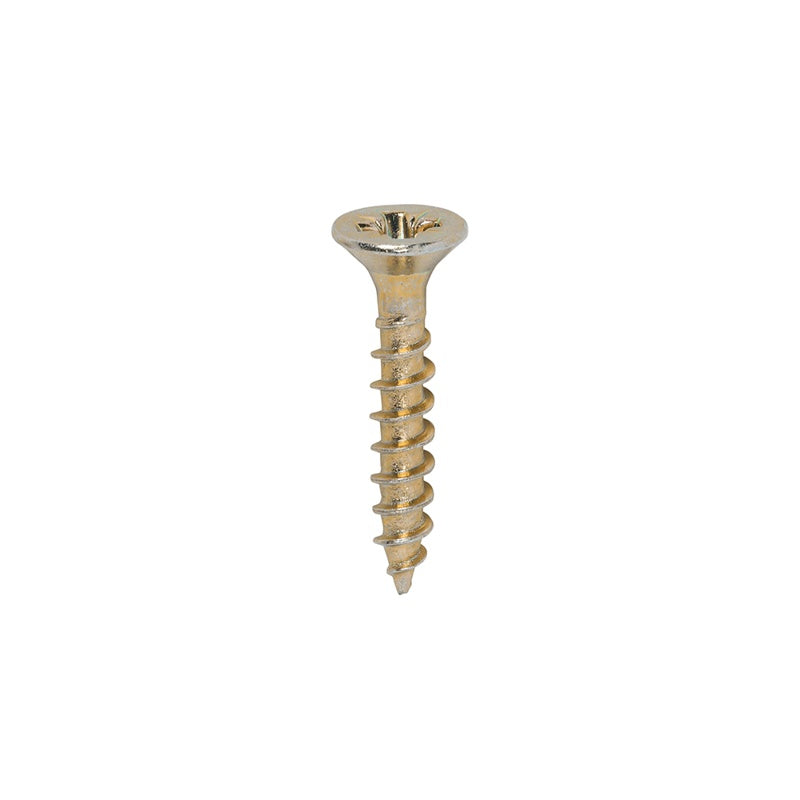 200 x TIMCO Classic Multi-Purpose Countersunk Gold Woodscrews - 3.5 x 20