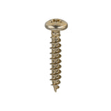 200 x TIMCO Classic Multi-Purpose Pan Head Gold Woodscrews - 3.5 x 20