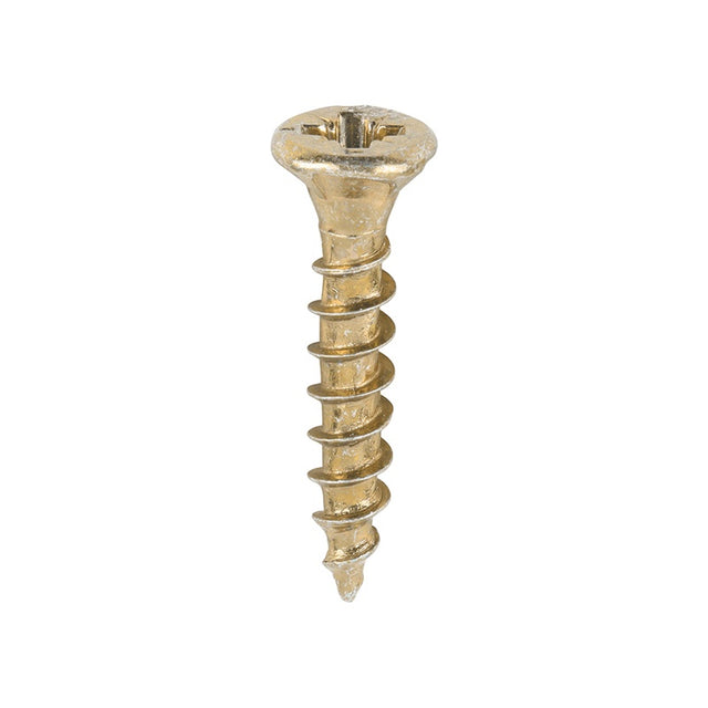 200 x TIMCO Velocity Premium Multi-Use Countersunk Gold Woodscrews - 3.5 x 20