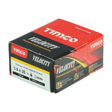 200 x TIMCO Velocity Premium Multi-Use Countersunk Gold Woodscrews - 3.5 x 20