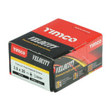 200 x TIMCO Velocity Premium Multi-Use Countersunk Gold Woodscrews - 3.5 x 20