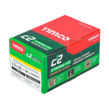 200 x TIMCO C2 Strong-Fix Multi-Purpose Premium Countersunk Gold Woodscrews - 3.5 x 30