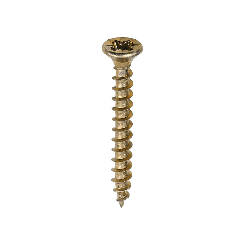 200 x TIMCO Solo Countersunk Gold Woodscrews - 3.5 x 30