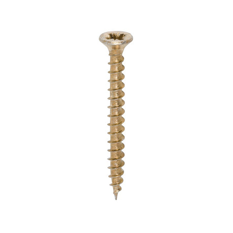 200 x TIMCO Solo Countersunk Gold Woodscrews - 3.5 x 35