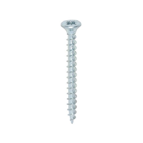 200 x TIMCO Solo Countersunk Silver Woodscrews - 3.5 x 35