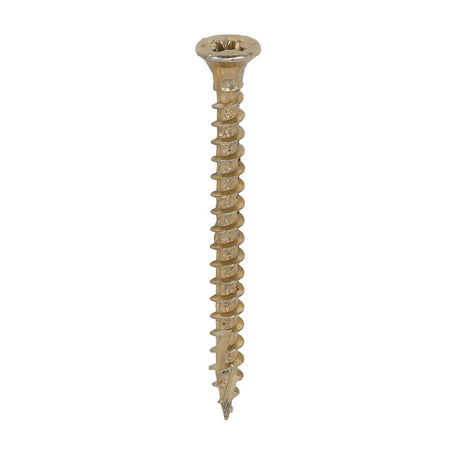 200 x TIMCO C2 Strong-Fix Multi-Purpose Premium Countersunk Gold Woodscrews - 3.5 x 40