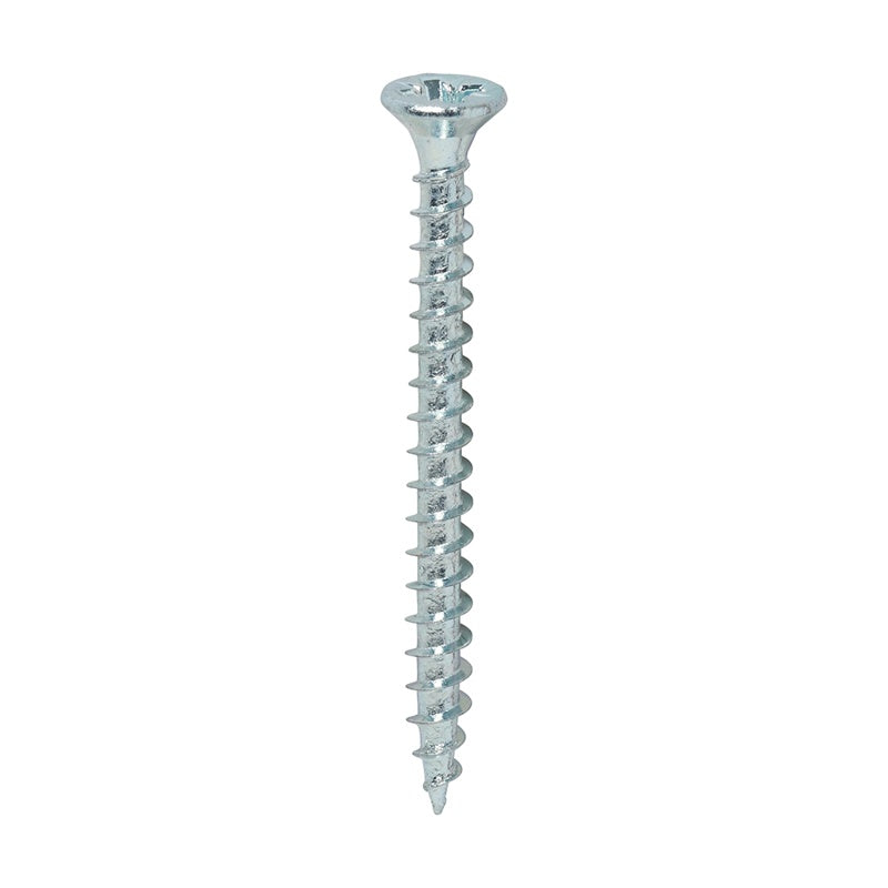 200 x TIMCO Solo Countersunk Silver Woodscrews - 3.5 x 40