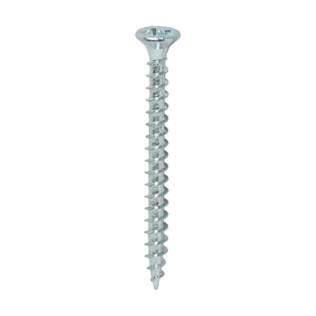 200 x TIMCO Solo Countersunk Silver Woodscrews - 3.5 x 40