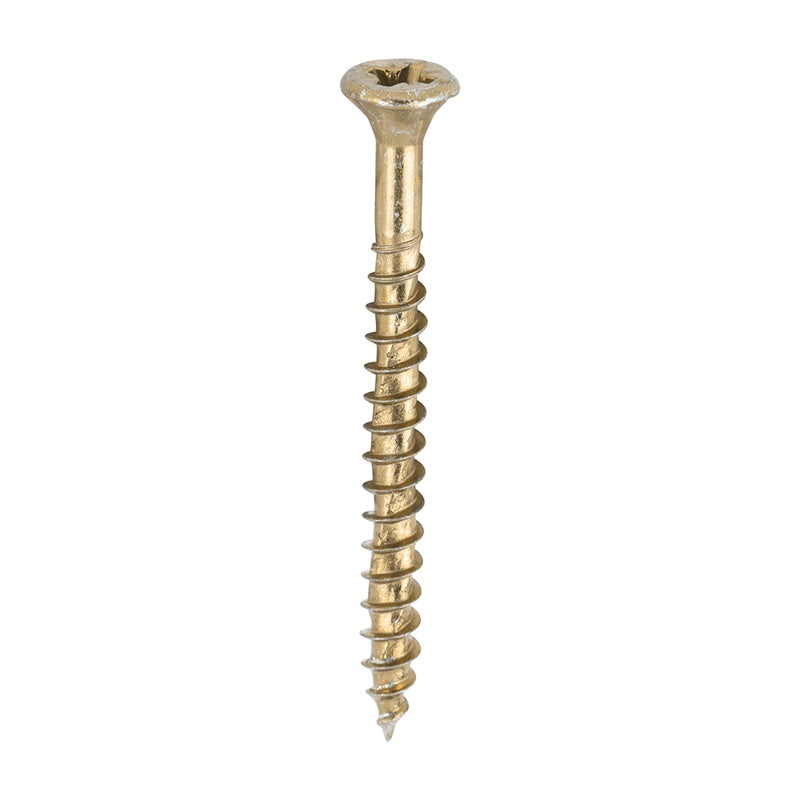 200 x TIMCO Velocity Premium Multi-Use Countersunk Gold Woodscrews - 3.5 x 40