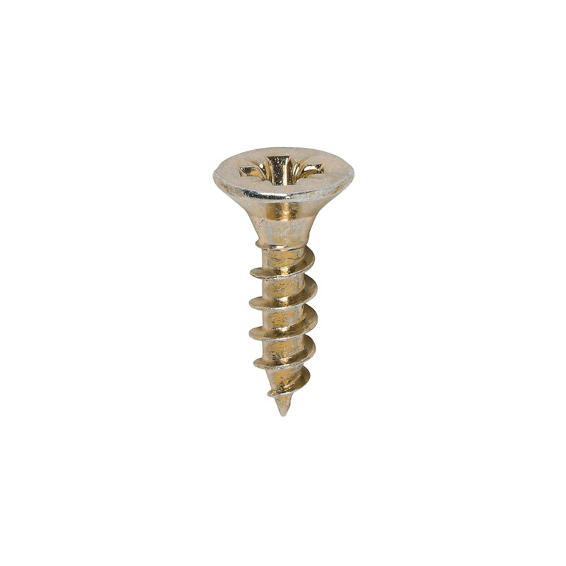 200 x TIMCO Classic Multi-Purpose Countersunk Gold Woodscrews - 4.0 x 16