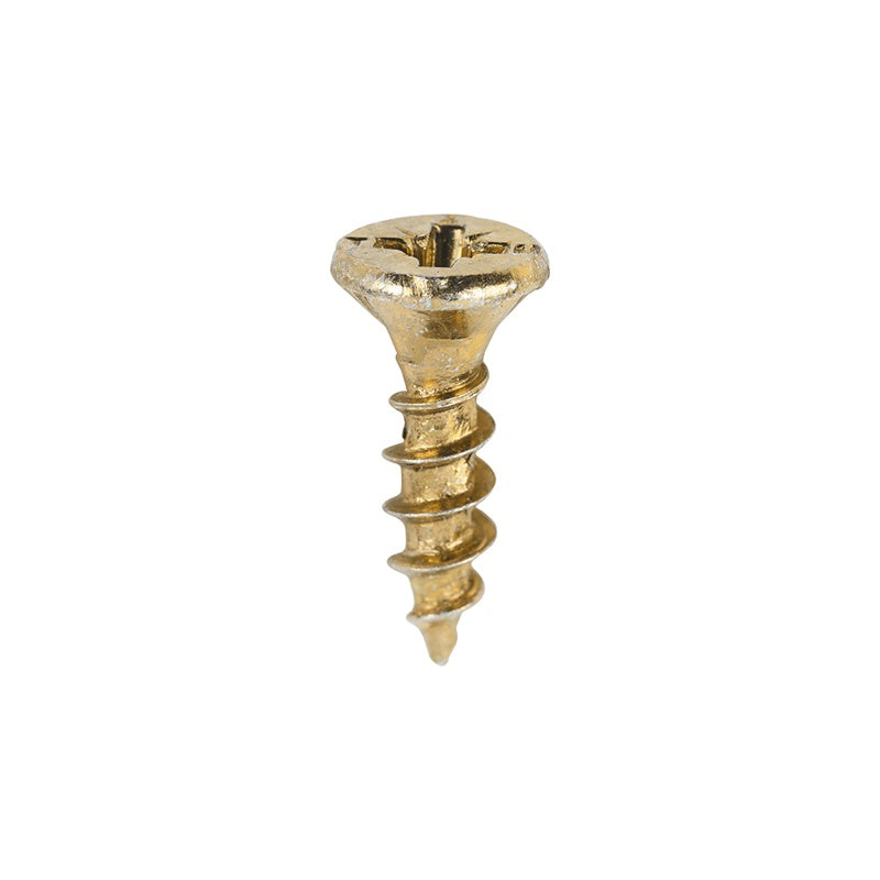 200 x TIMCO Velocity Premium Multi-Use Countersunk Gold Woodscrews - 4.0 x 16