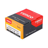 200 x TIMCO Solo Countersunk Gold Woodscrews - 4.0 x 17