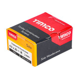 200 x TIMCO Solo Countersunk Gold Woodscrews - 4.0 x 20