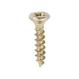 200 x TIMCO Velocity Premium Multi-Use Countersunk Gold Woodscrews - 4.0 x 20