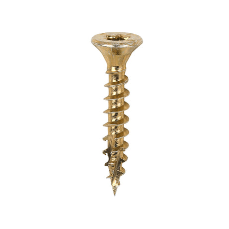 200 x TIMCO C2 Clamp-Fix Multi-Purpose Premium Countersunk Gold Woodscrews - 4.0 x 25