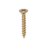 200 x TIMCO Solo Countersunk Gold Woodscrews - 4.0 x 25