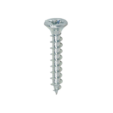 200 x TIMCO Solo Countersunk Silver Woodscrews - 4.0 x 25