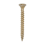 200 x TIMCO C2 Strong-Fix Multi-Purpose Premium Countersunk Gold Woodscrews - 4.0 x 40