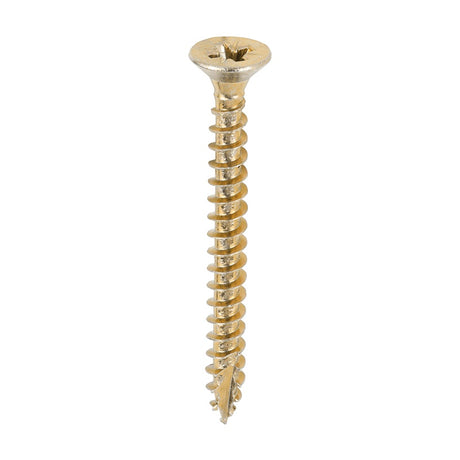 200 x TIMCO Classic Multi-Purpose Countersunk Gold Woodscrews - 4.0 x 40