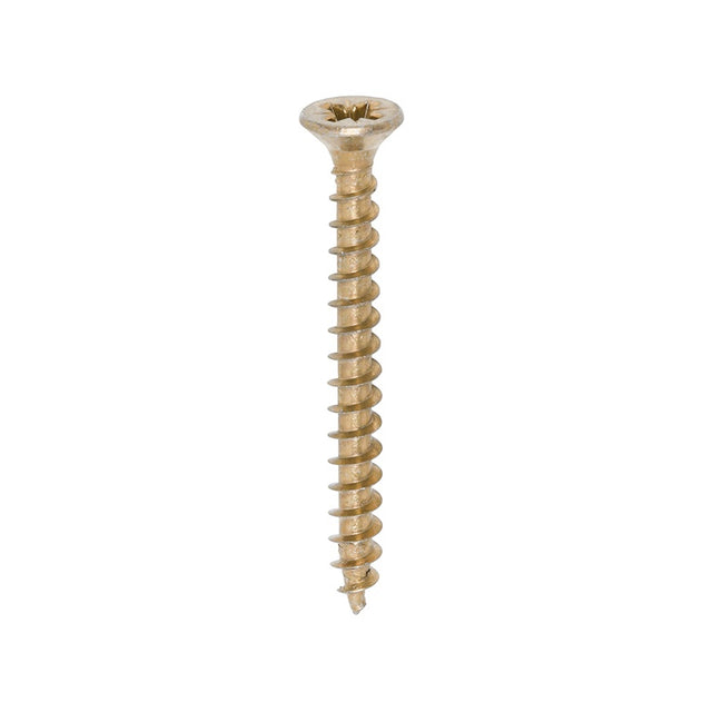 200 x TIMCO Solo Countersunk Gold Woodscrews - 4.0 x 40