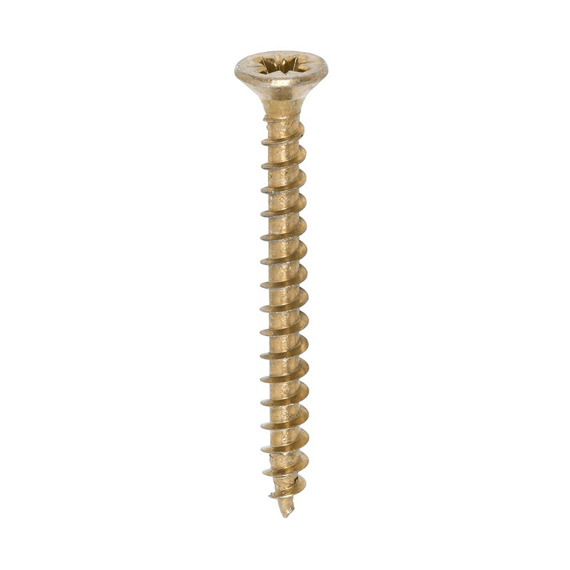 1000 x TIMCO Solo Countersunk Gold Woodscrews - 4.0 x 40