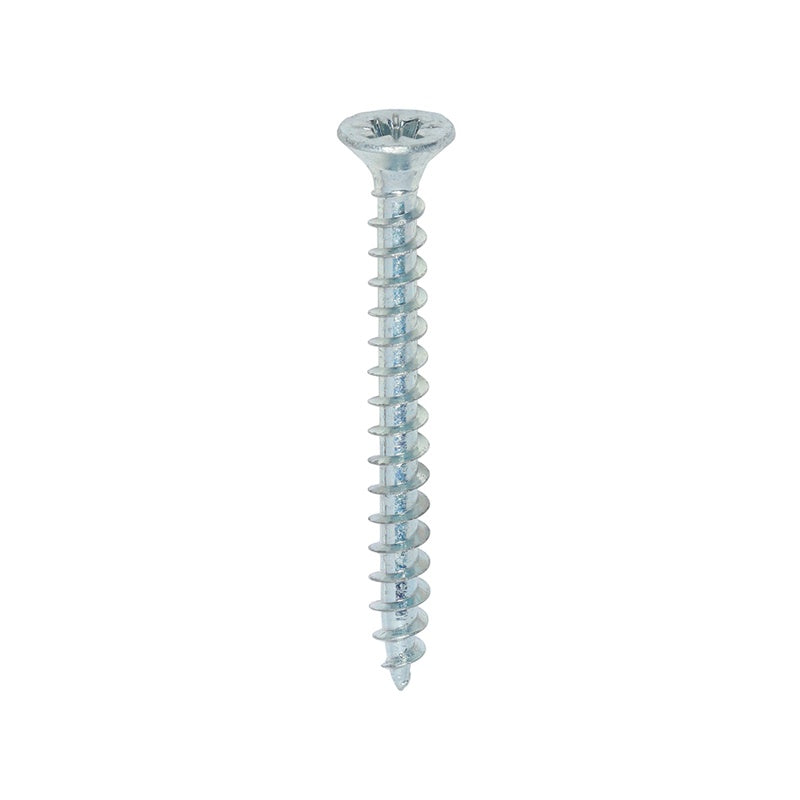 200 x TIMCO Solo Countersunk Silver Woodscrews - 4.0 x 40