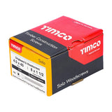 200 x TIMCO Solo Countersunk Silver Woodscrews - 4.0 x 40