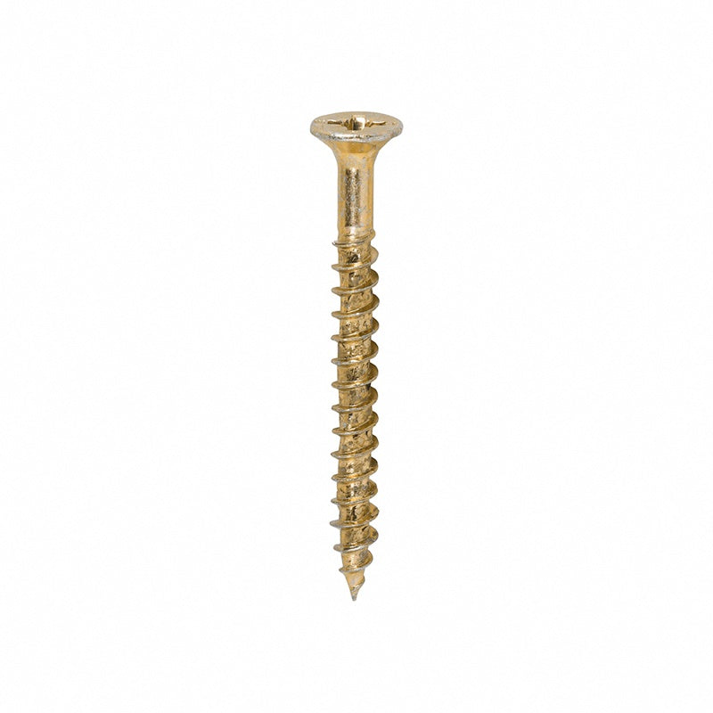 1200 x TIMCO Velocity Premium Multi-Use Countersunk Gold Woodscrews - 4.0 x 40